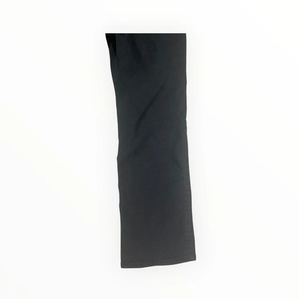 Eddie Bauer Women's Black Curvy Fit Straight Leg Jeans Size 14 - Picture 10 of 16